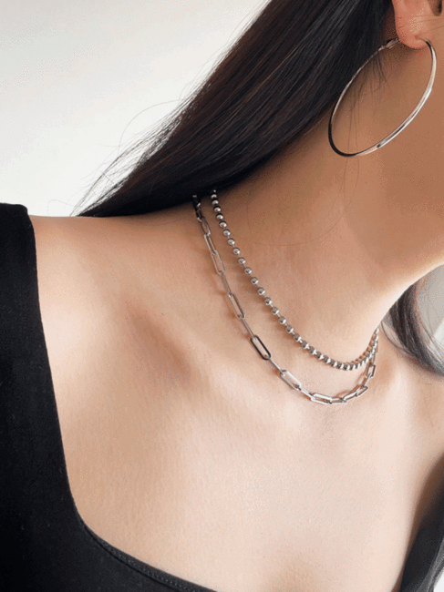 Rudd layered set necklace