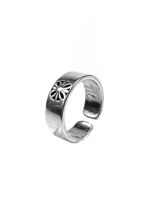 3143 Perforated Silver Ring